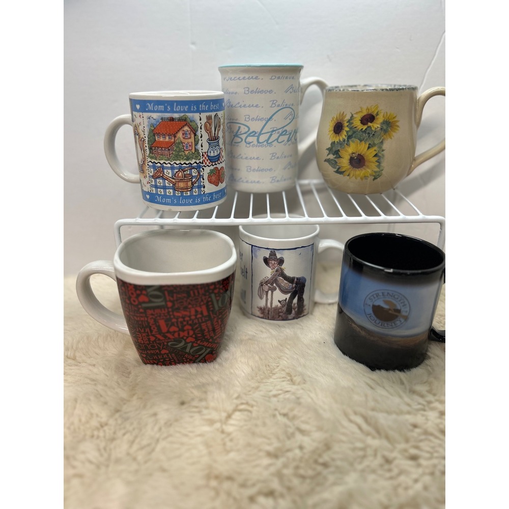 Collectible Coffee Mugs Bundle Unique Designs Novelty‎ Giftable, Vintage Ceramic